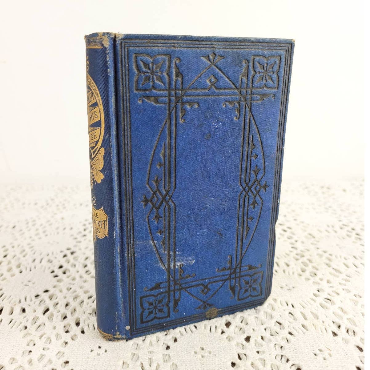 RARE The Cobbler and His Rose Antique Hard Cover Book 1874 1800s Mrs. E. E. Boyd