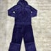 New York and Company dark purple velour track suit with hoodie and sweatpants