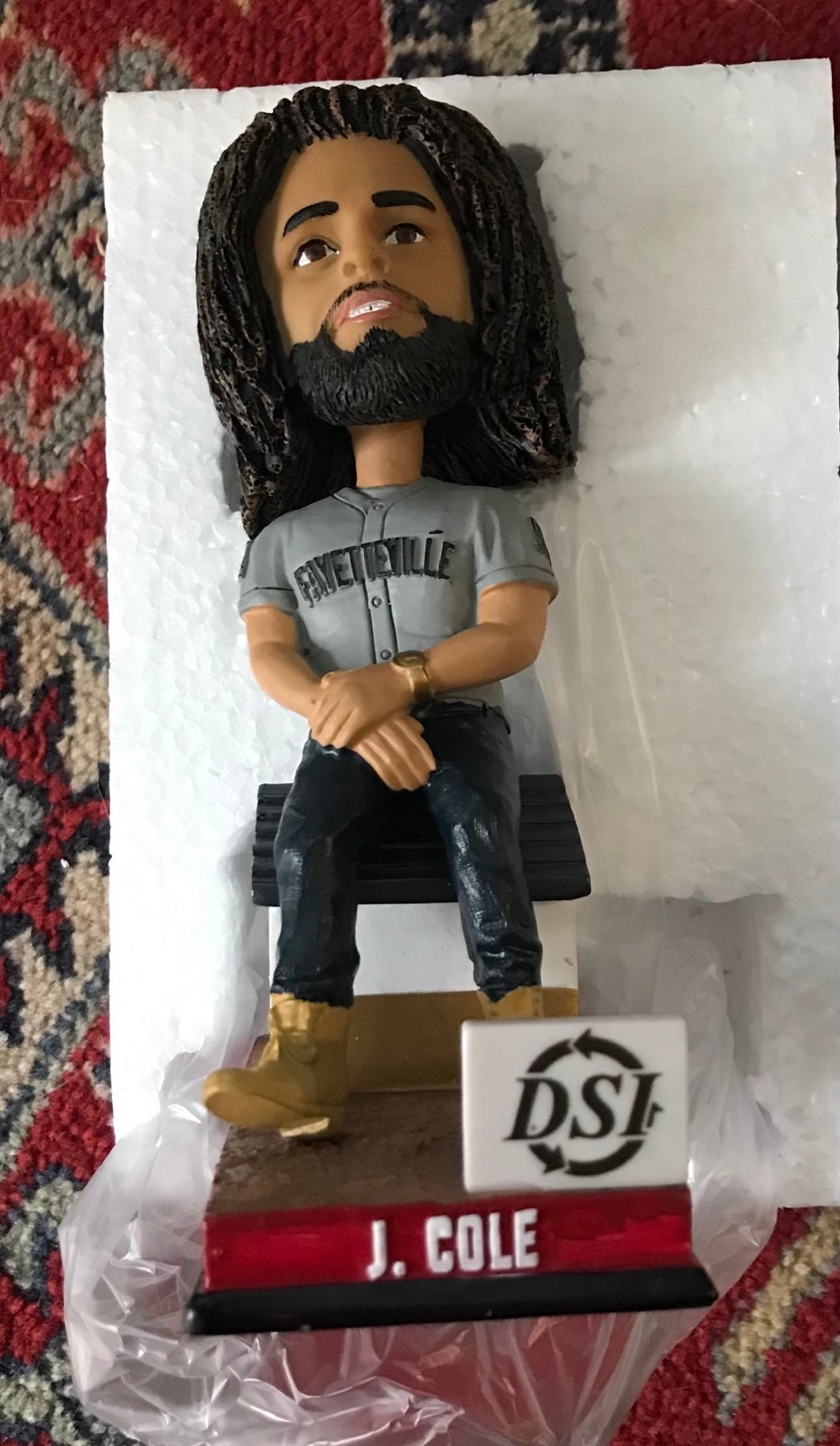 J Cole Fayetteville NC Woodpeckers Bobble Head Houston Astros MiLB Dreamville