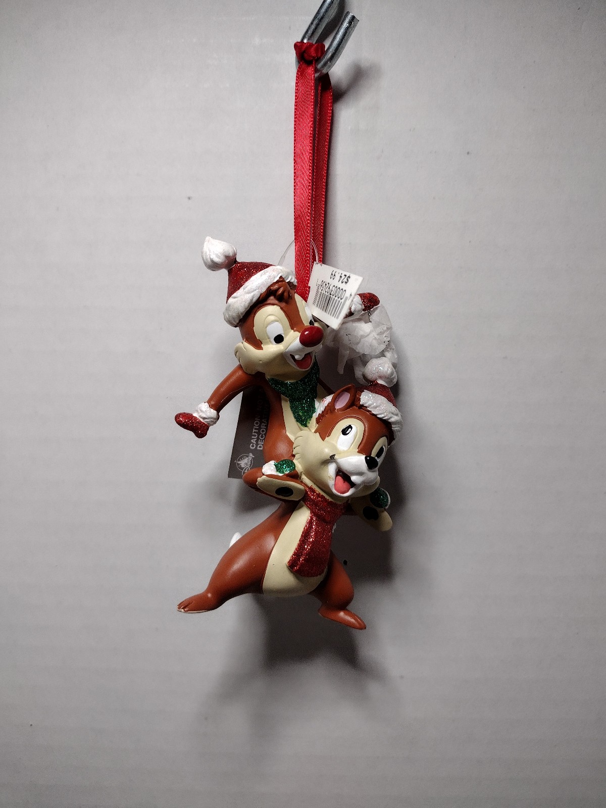 Disney Parks Chip N Dale Christmas Ornament NWT