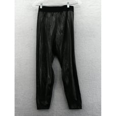 Victorias Secret Legging Large Short Ultimate High Waist PINK Active Black Shiny