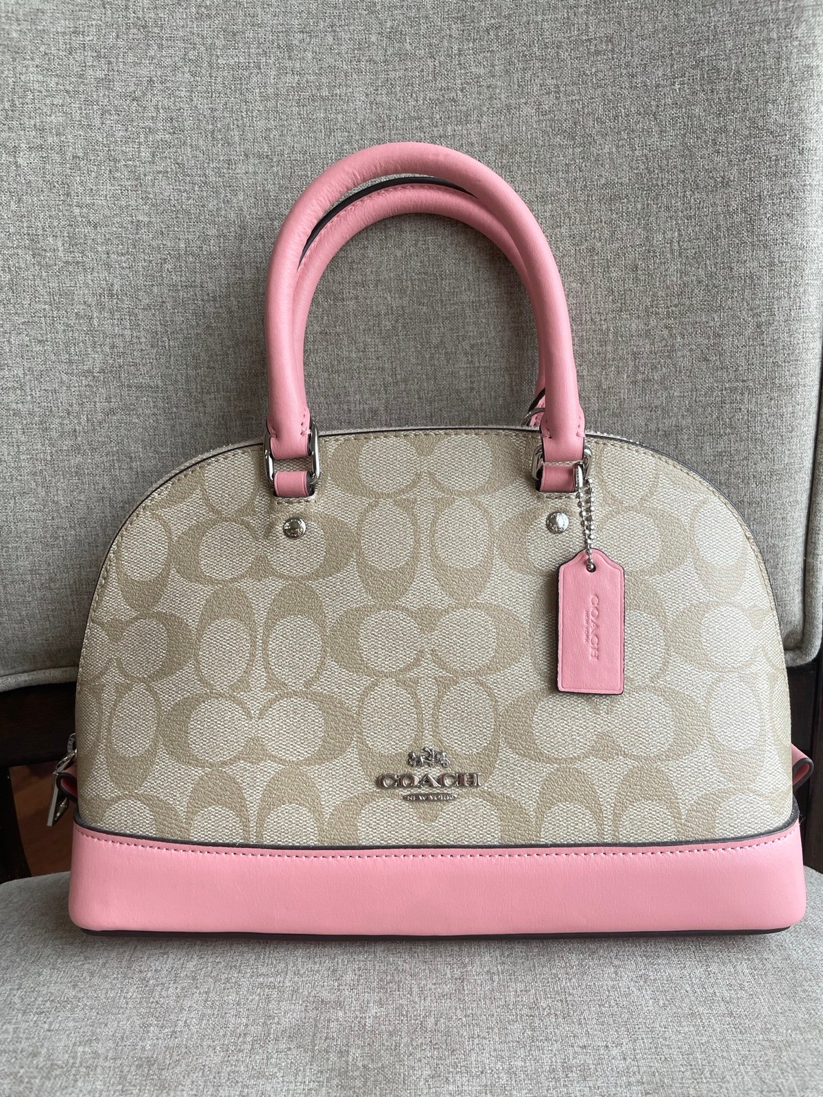 NWT！COACH SIERRA SATCHEL IN SIGNATURE（COACH F58295）fast shipping HOLIDAY GIFT