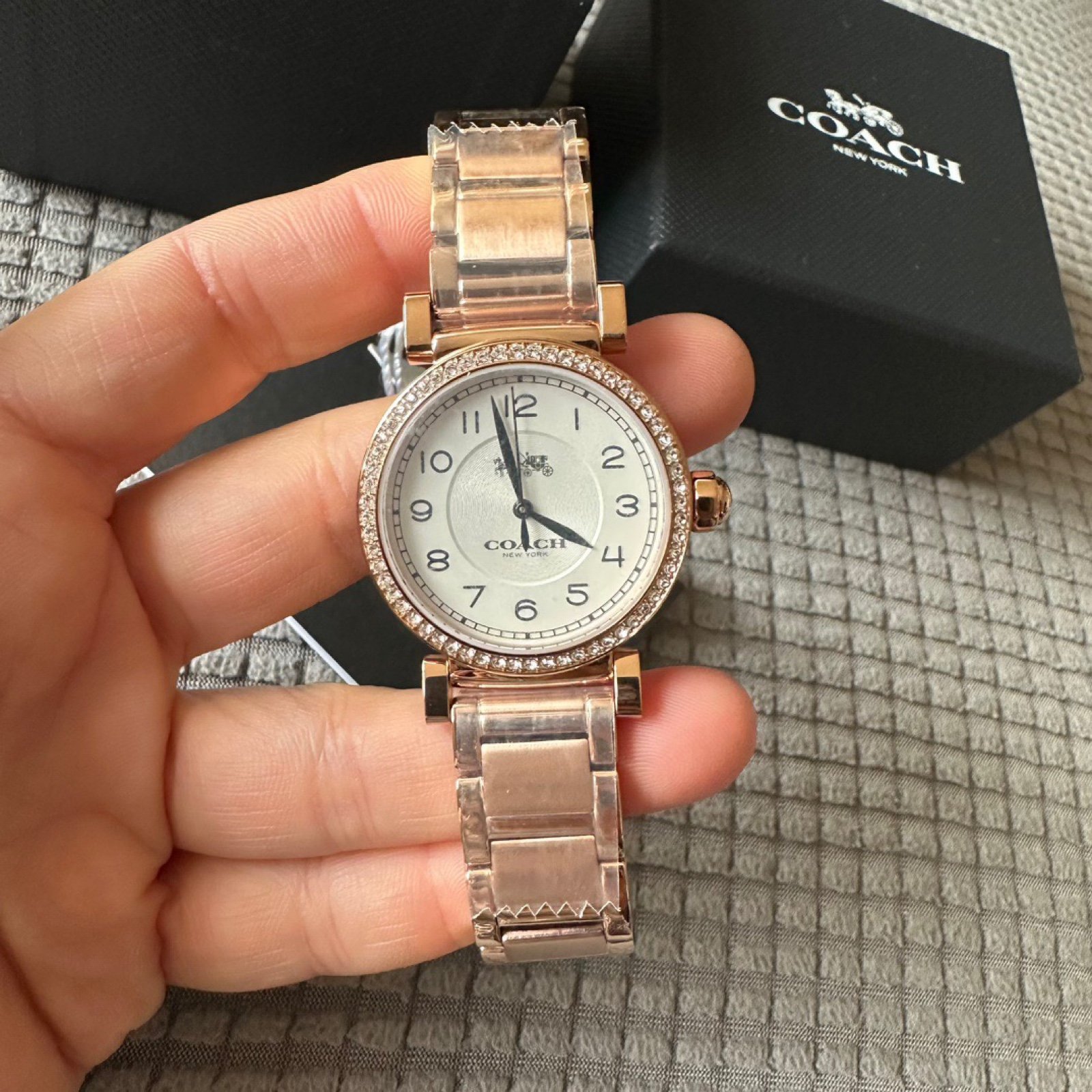 Coach Madison 14502398 Ladies Rose Gold-tone Watch 32mm