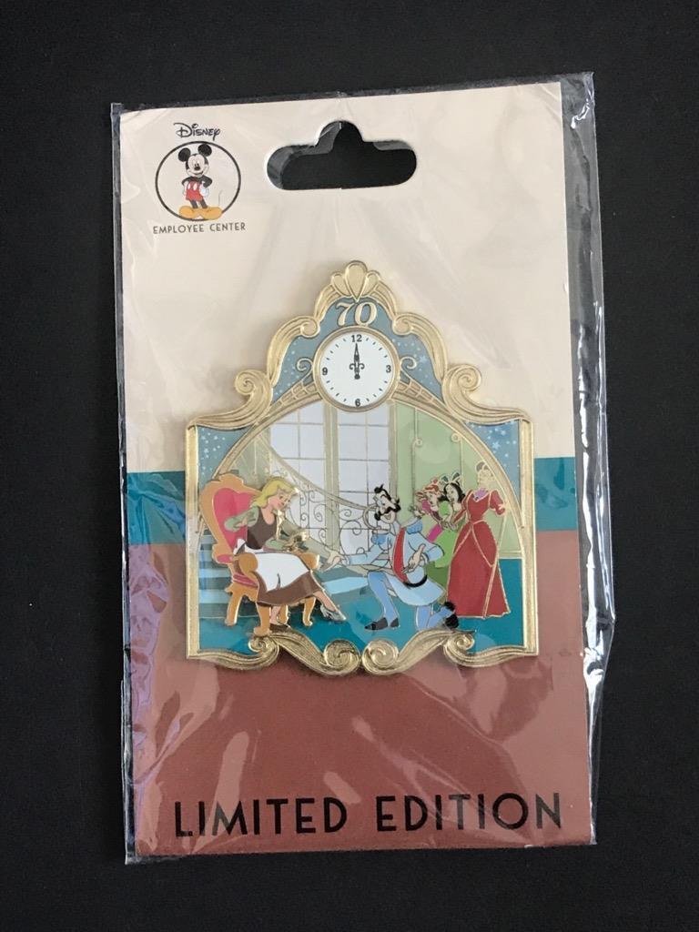 Disney Employee Center DEC Cinderella 70th Anniv Glass Slipper Duke LE250 Pin