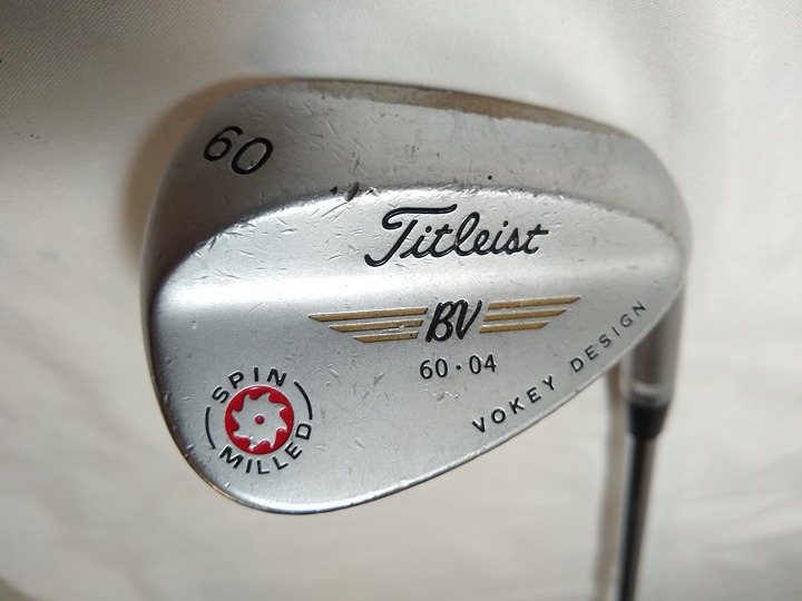 Titleist BV Vokey Design 60°/04 Spin Milled Lob Wedge-RH- Steel Shaft- FREE S&H!
