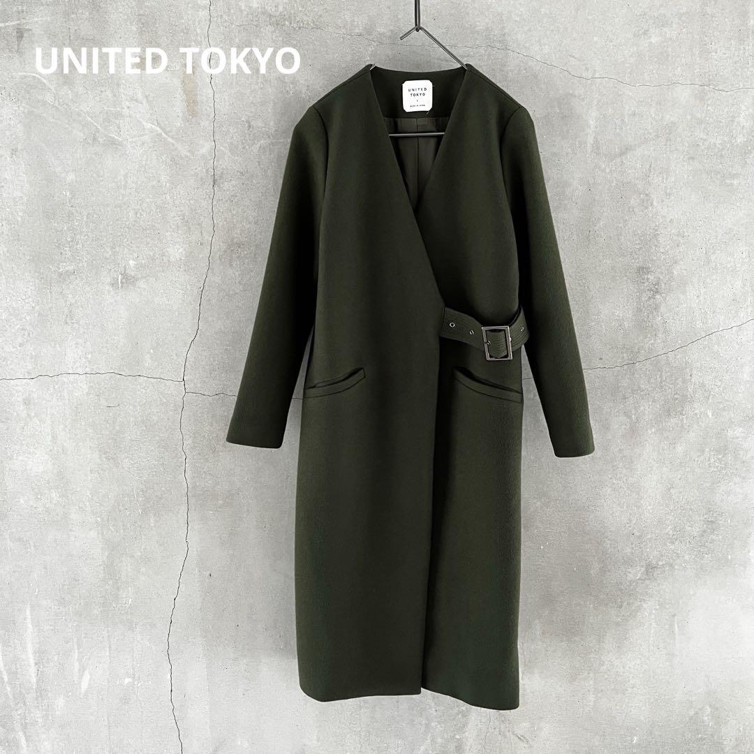 【Excellent Condition】UNITED TOKYO United Tokyo Eyelet Belt Coat
