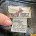 Vintage 80s/90s Crazy Horse blue denim floral embroidered vest