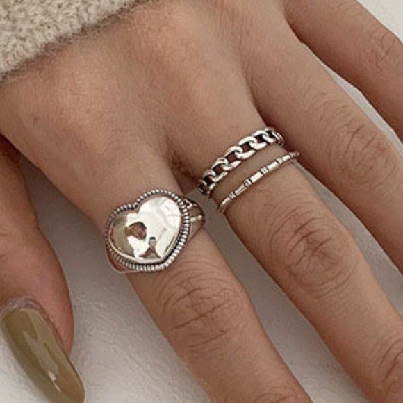 *NEW 925 Sterling Silver Adjustable Ring