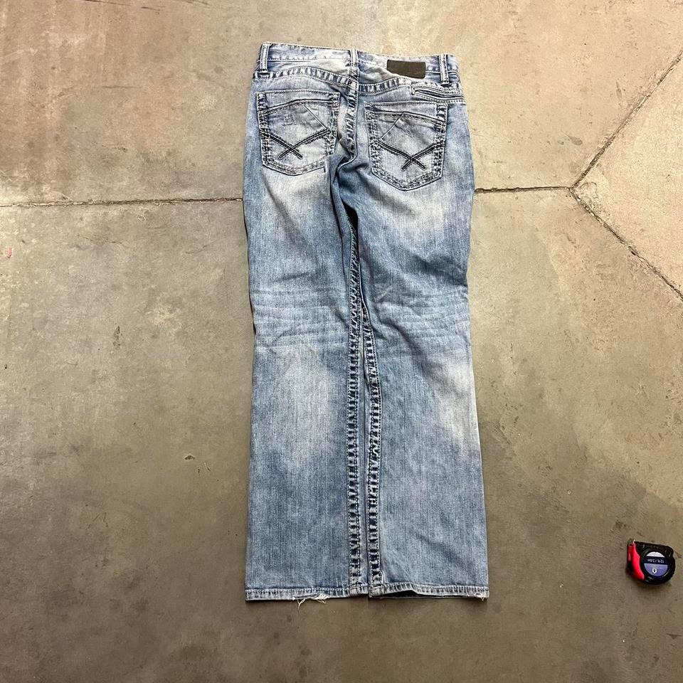 Y2K Bootcut Slim fit Jake BKE Light wash blue denim Jeans size 29x30