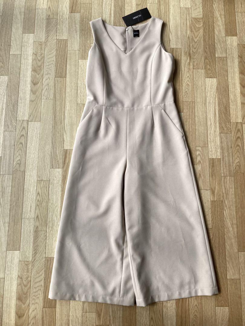 V-neck Jumpsuit DRWCYS New with Tag Beige Drowcies