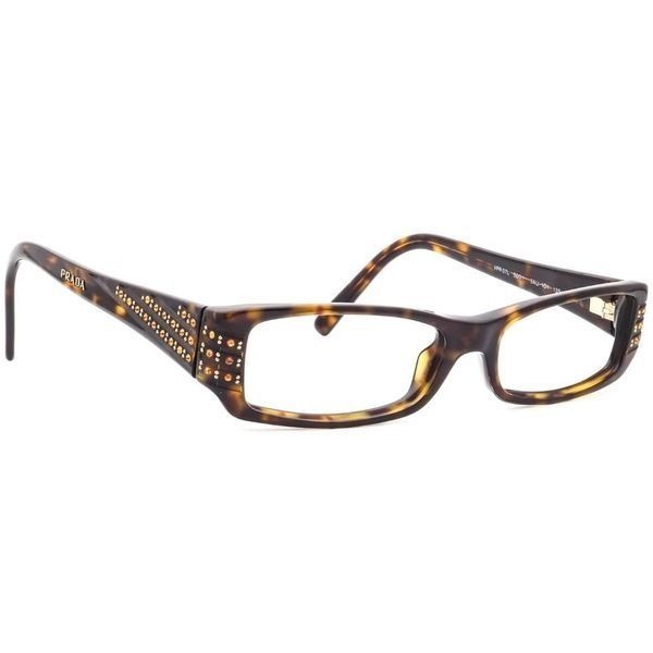 Prada Eyeglasses VPR 07L 2AU-1O1 Crystals eyewear Rhinestones glasses Frames