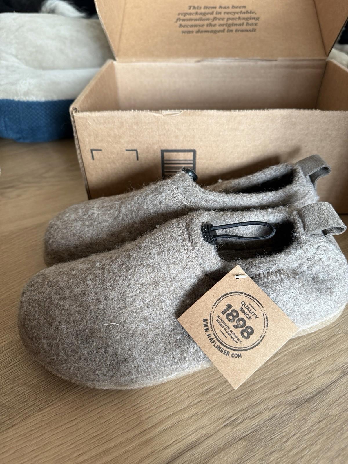 Haflinger Guido Slipper Women's Size 9 Gray