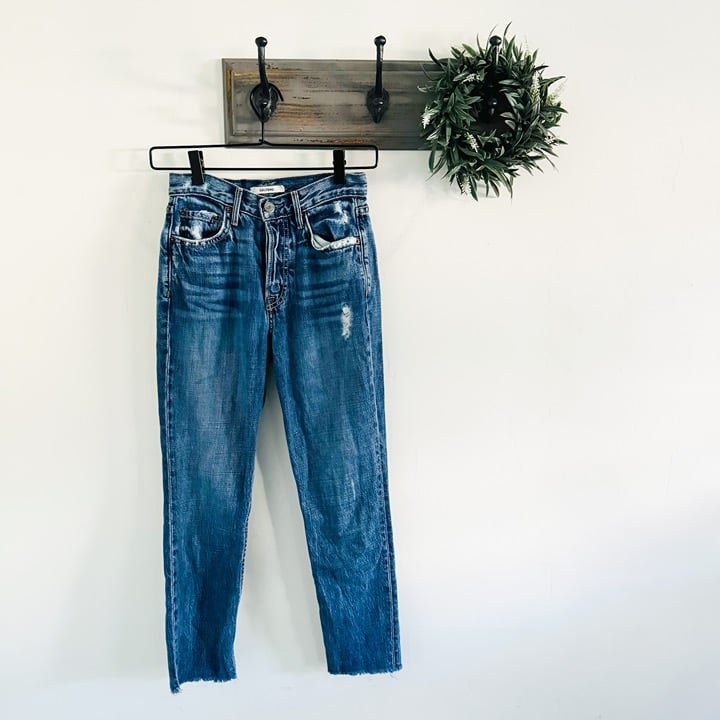 GRLFRND Blue Distressed Karolina Skinny Jeans 24