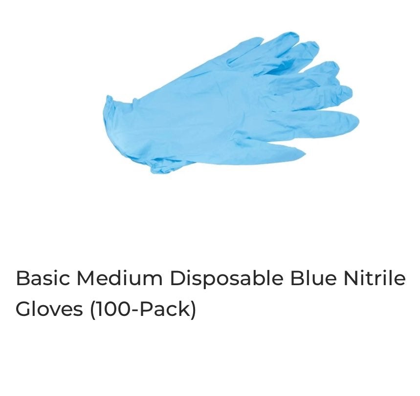 Disposable Medium Nitrile Glove 100 ct