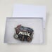 Vintage 1982 Country Music Great American Buckle Co & Brown Leather Belt 38in