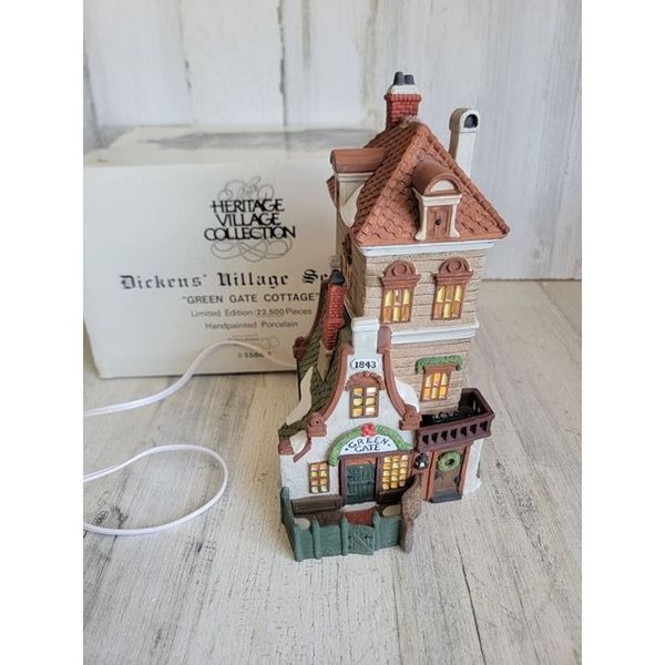 Dept 56 55867 Green Gate Cottage Heritage village