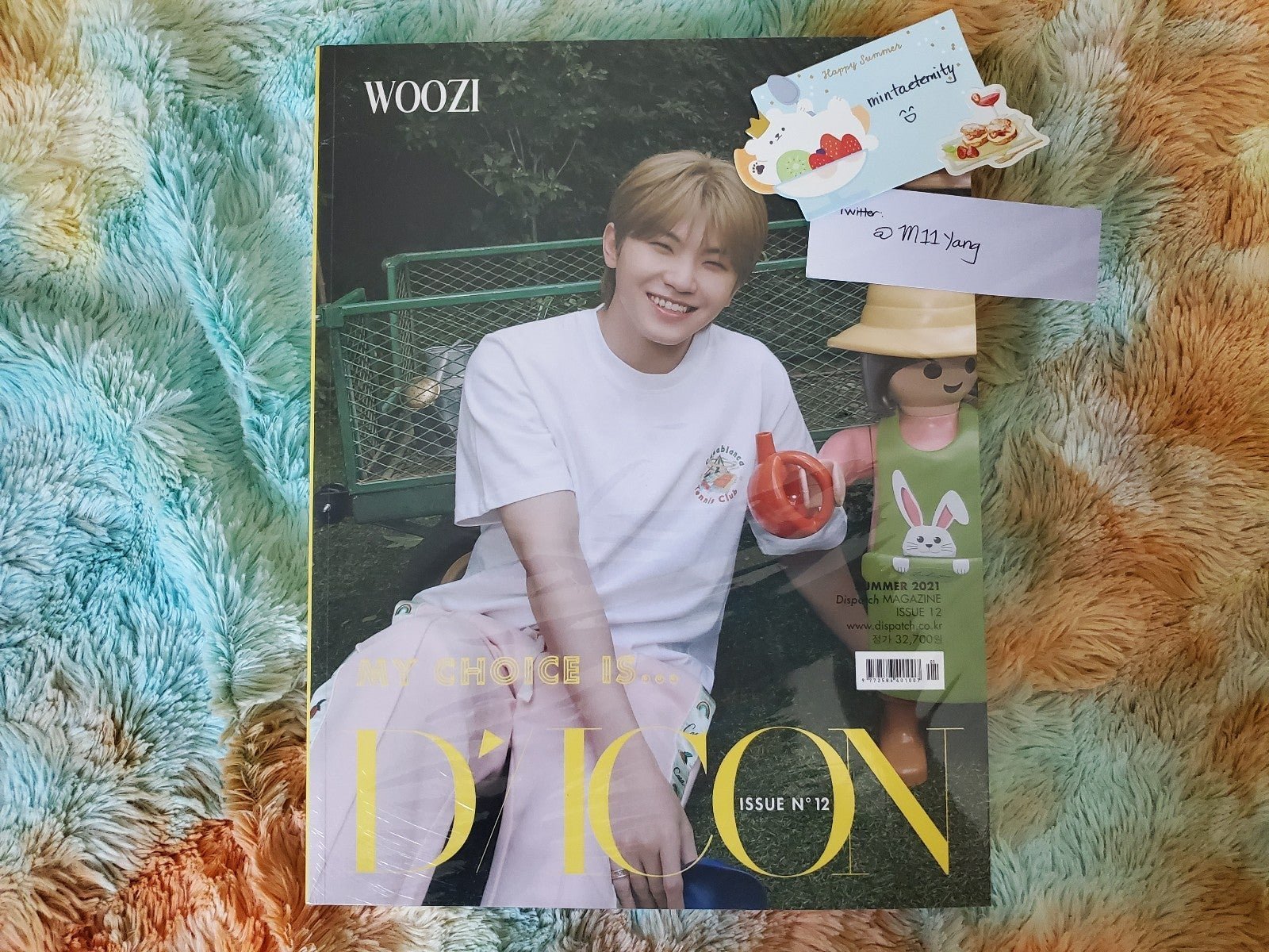 Seventeen Woozi Dicon Magazine - Signed Handkerchief