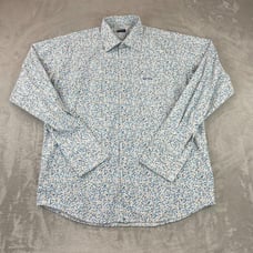 Paul Smith London Shirt Men 3XL Multi Floral AOP French Cuff Long Sleeve 348