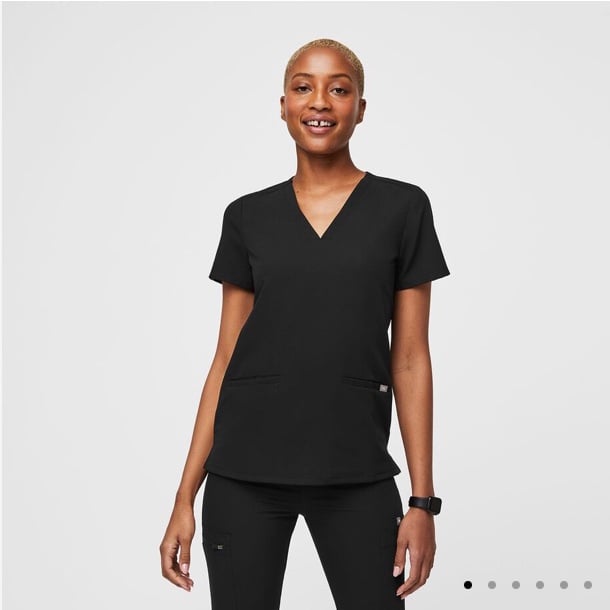 Figs Casma Scrub Technical Collection Black S