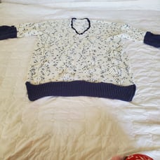 New hand knit sweater
