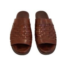 Bally Genuine Leather Slip-on Sandals Slides Men's Size 8 US