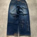 Enyce Jeans Men’s 36x32 Stitch Zigzag Wide Leg Baggy Y2K Skater Hip Hop Pockets
