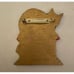 Cat Sitting On Dog House Fido Dog For Sale Brooch Pin