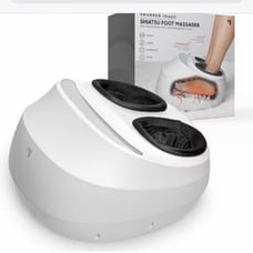 BRAND NEW Sharper Image - Shiatsu Foot Massager - White