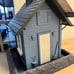 Blue Cottage Birdfeeder, 9.5 x 10.25 x 13.25 (9085)