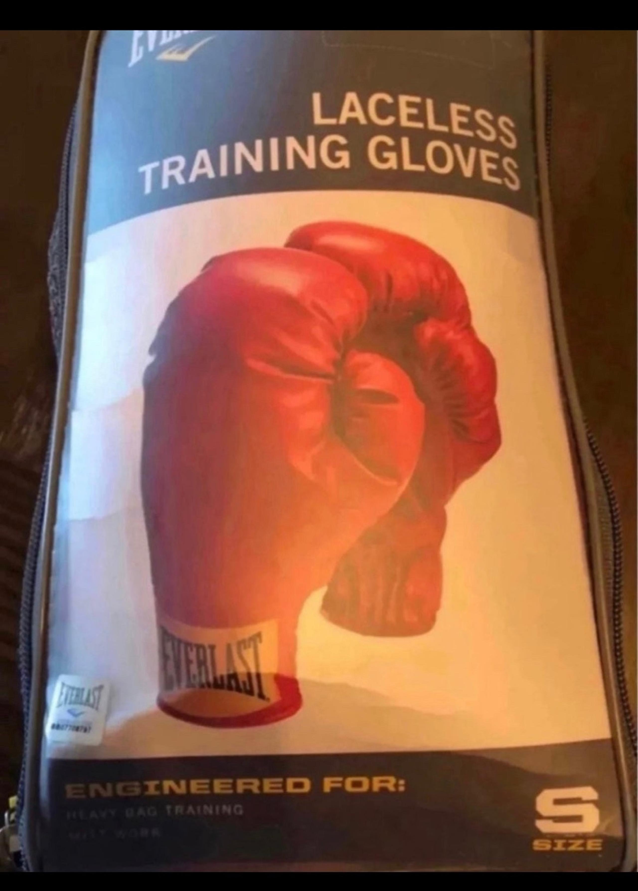 Everlast laceless training gloves