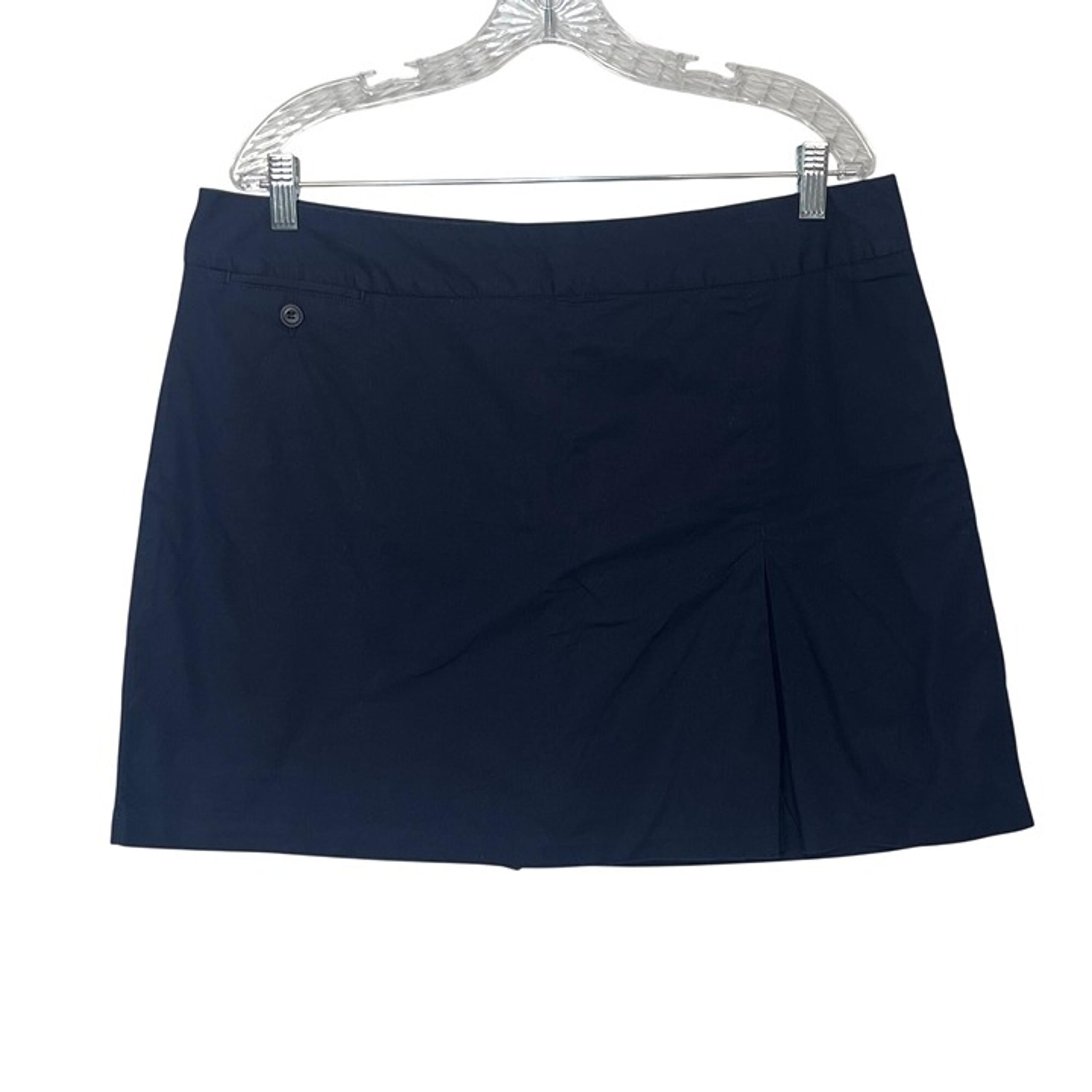 Dockers Skort Womens 14 Navy Blue Casual Shorts Tennis Golf