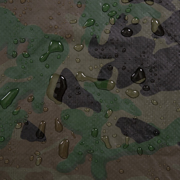 Woodland Camo Medium-Duty Rip-Stop Tarp-ADWAD154