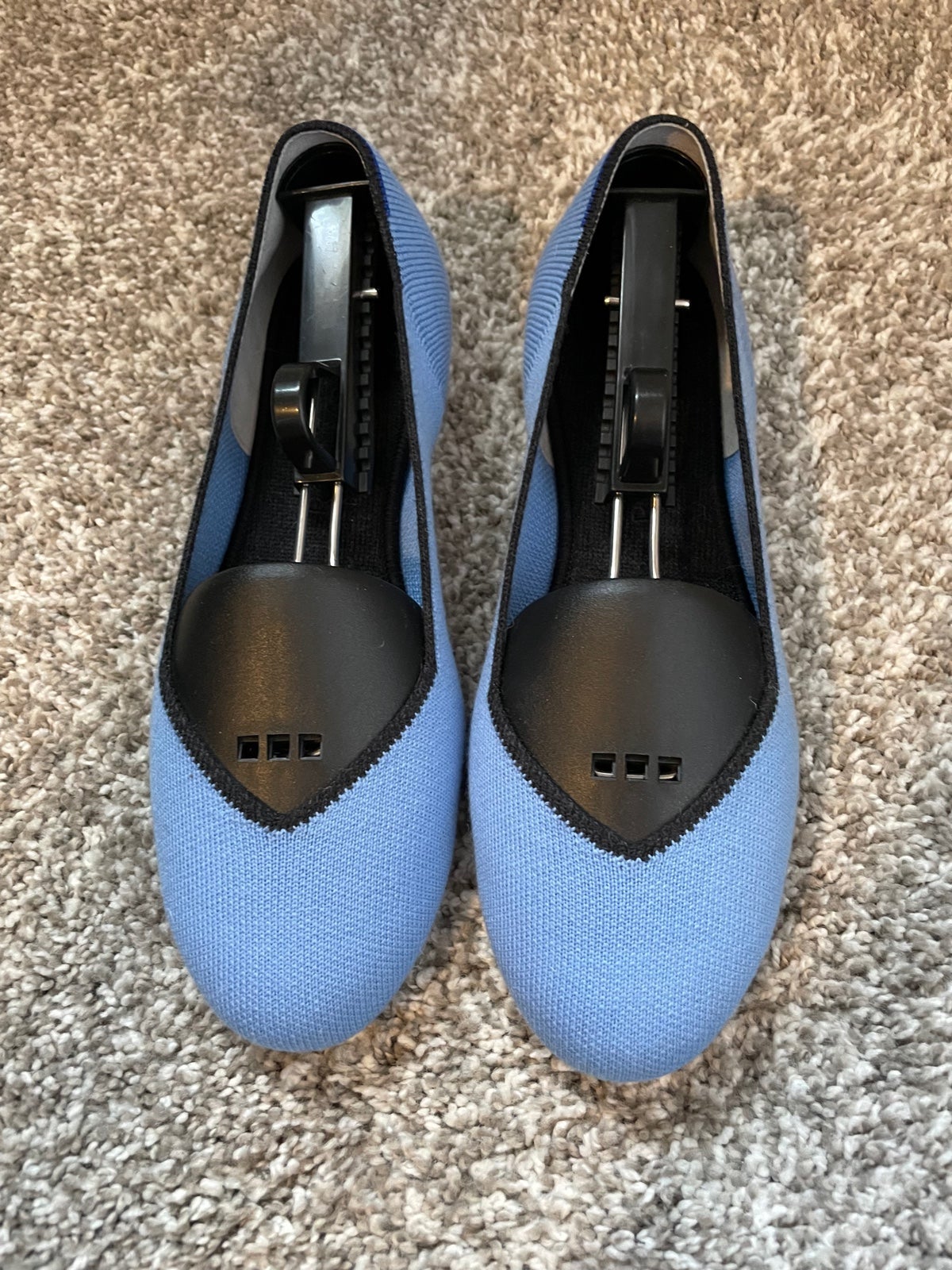 Rothy’s EUC 8.5 Ice Blue Merino Flats
