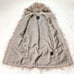 Theory Fox Fur Long Vest Gilet Hood