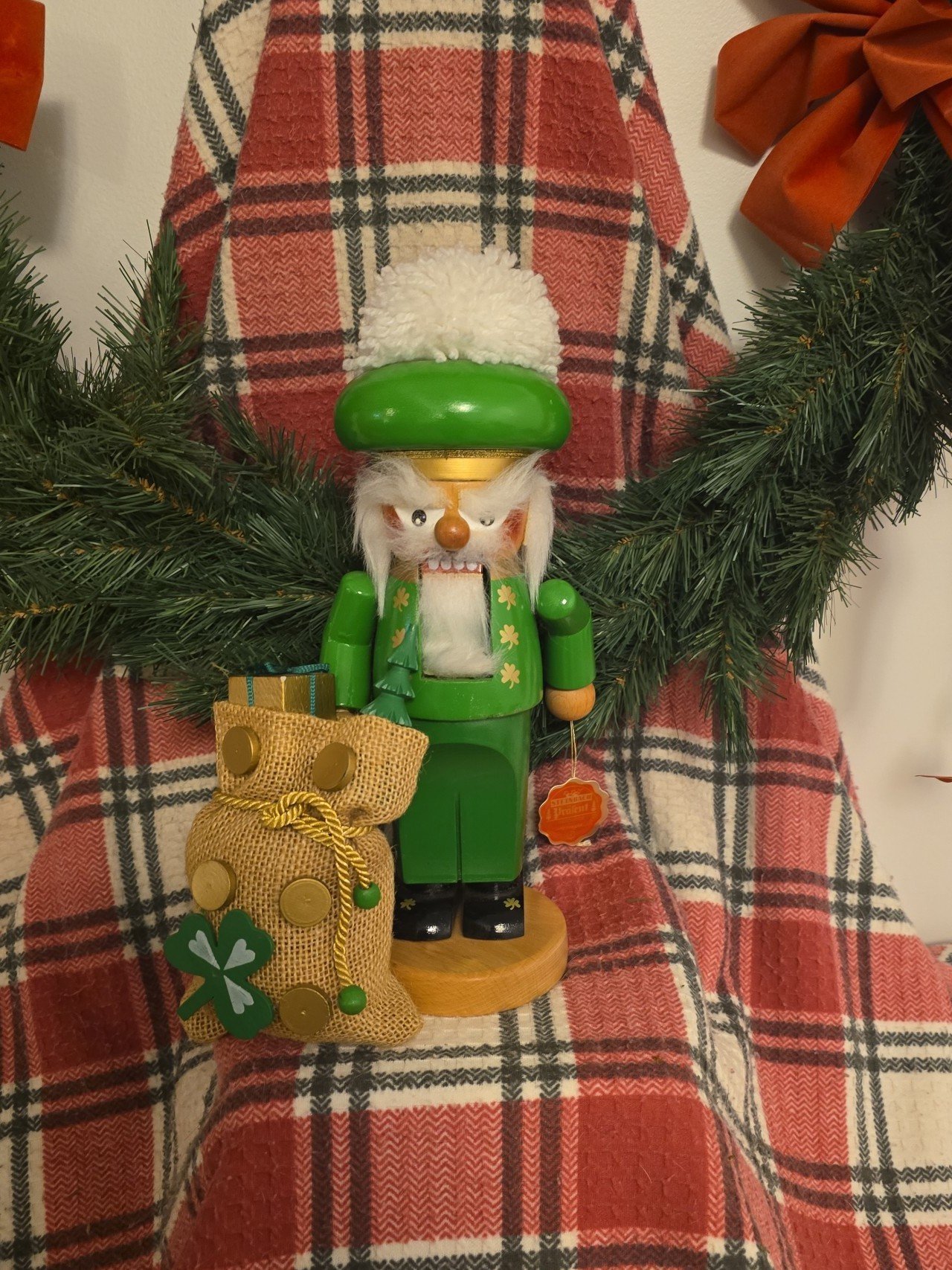 STEINBACH CHUBBY 12 IRISH SANTA NUTCRACKER