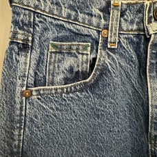 Vintage LEE Riders USA Jeans Size 27x34 Acid Stone Wash Blue Denim high waisted