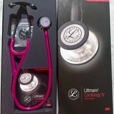 Littmann Cardiology IV Rainbow Finish Raspberry Tube Stethoscope