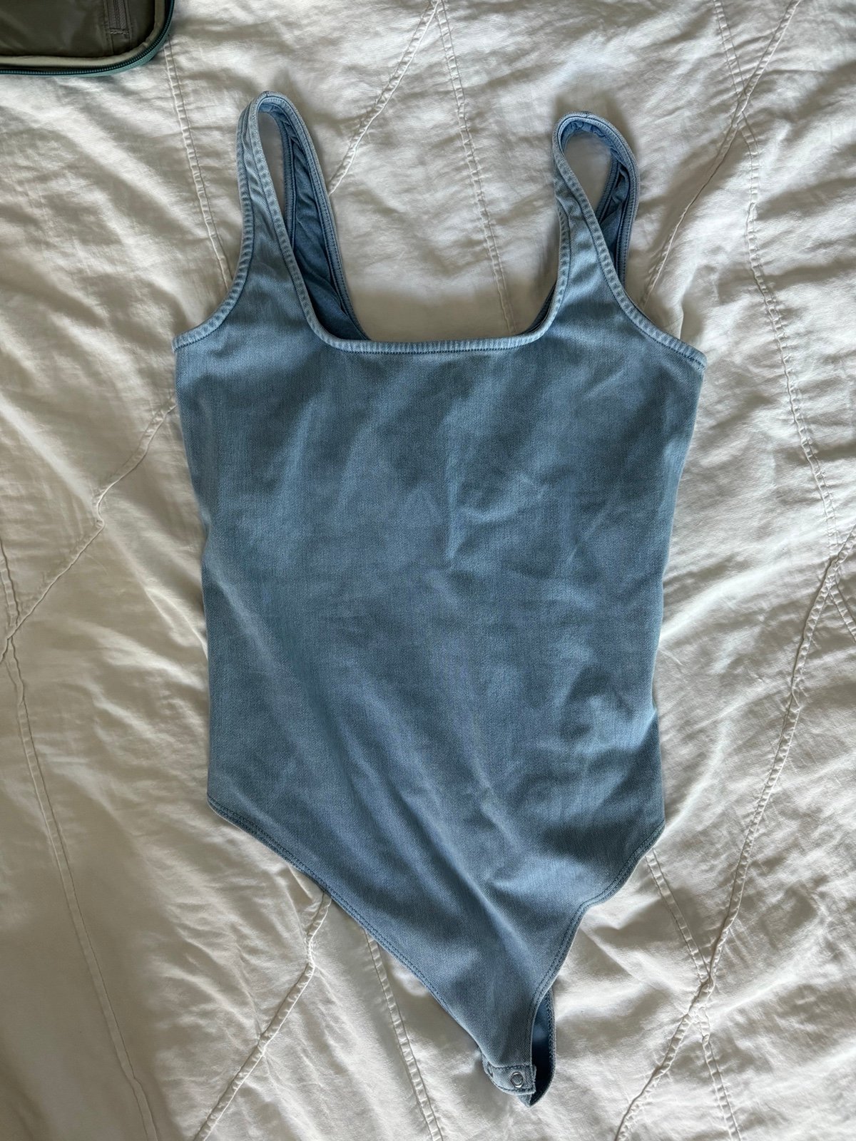 Good American Indigo Modern tank bodysuit