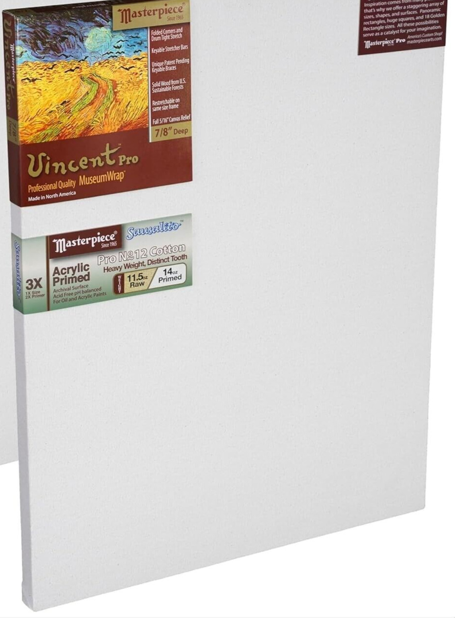 MASTERPIECE Z1VS-0818 Vincent Pro 7/8 Deep Sausalito Heavy Weight Acrylic Primed