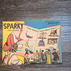 Rare Vintage Sparky Fire Books Children’s Book #2