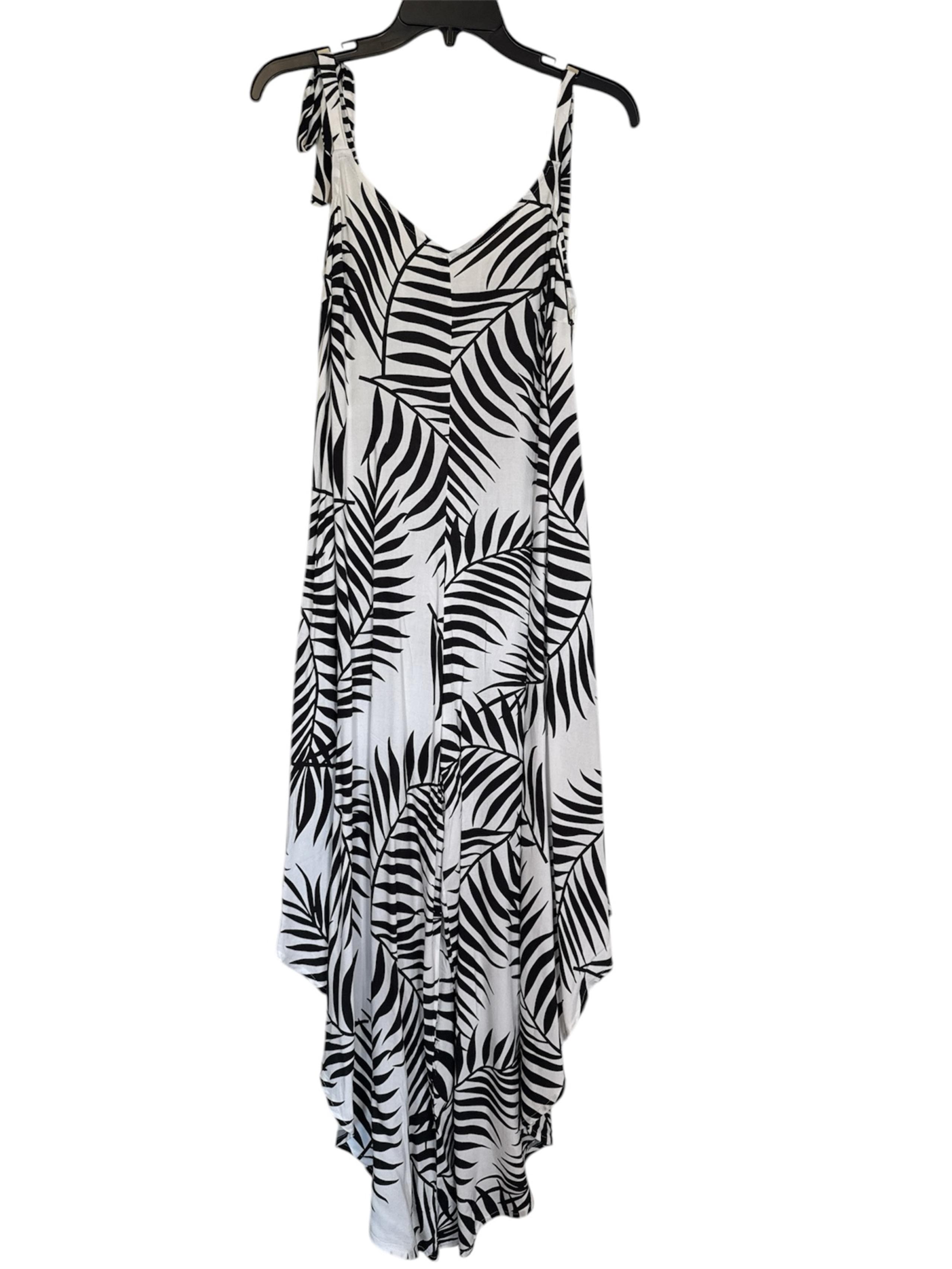 Vince Camuto Women’s Floral Print V Neck Sleeveless Wide Leg Jumpsuit XS NWT