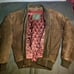 Women's Retro SUEDE Jacket-VTG+Pristine PACIFIC CLUB sm HIGH QUALITY SEWN ARGYLE