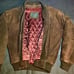 Women's Retro SUEDE Jacket-VTG+Pristine PACIFIC CLUB sm HIGH QUALITY SEWN ARGYLE
