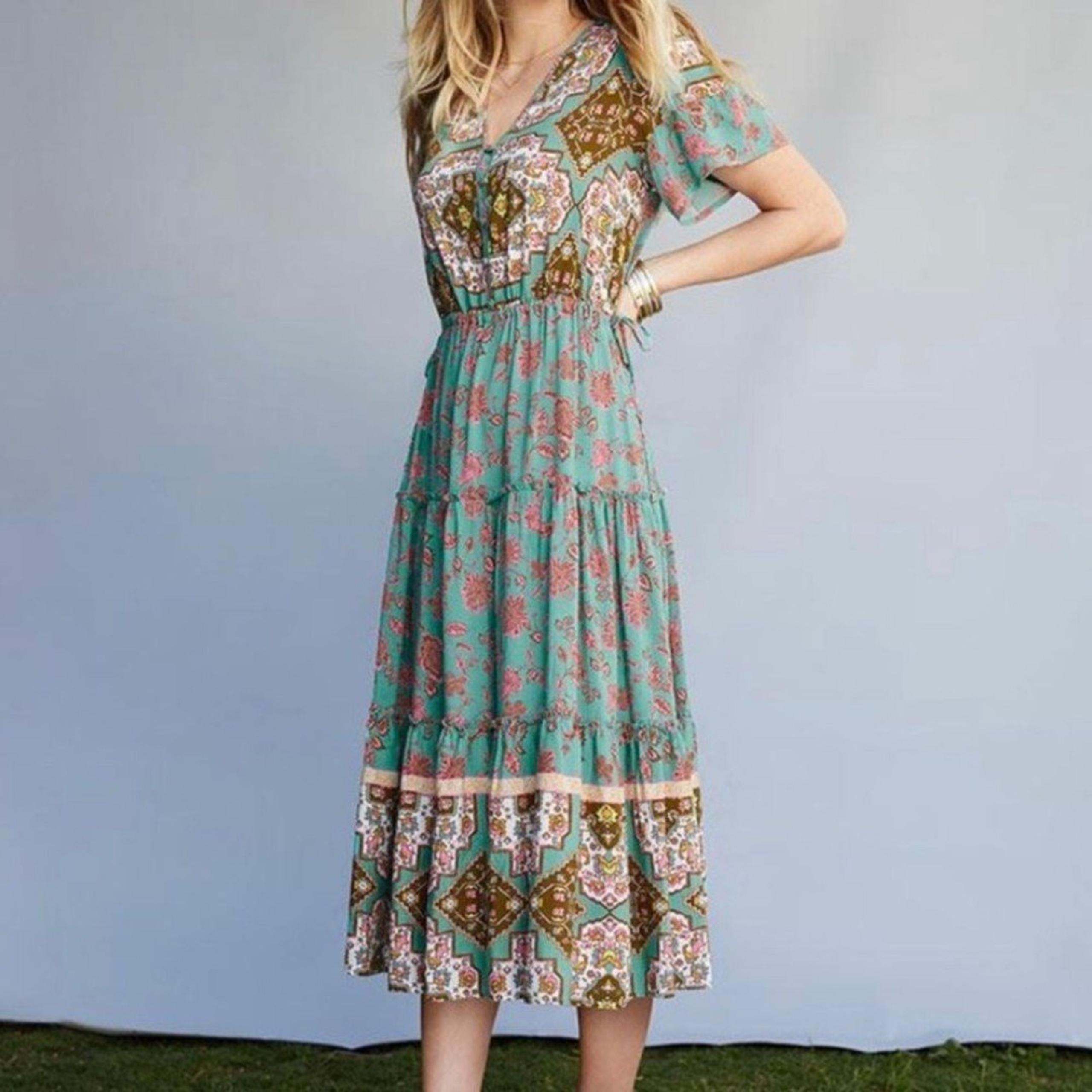 Matilda Jane Down To Earth Dress Size Women's Large NWT