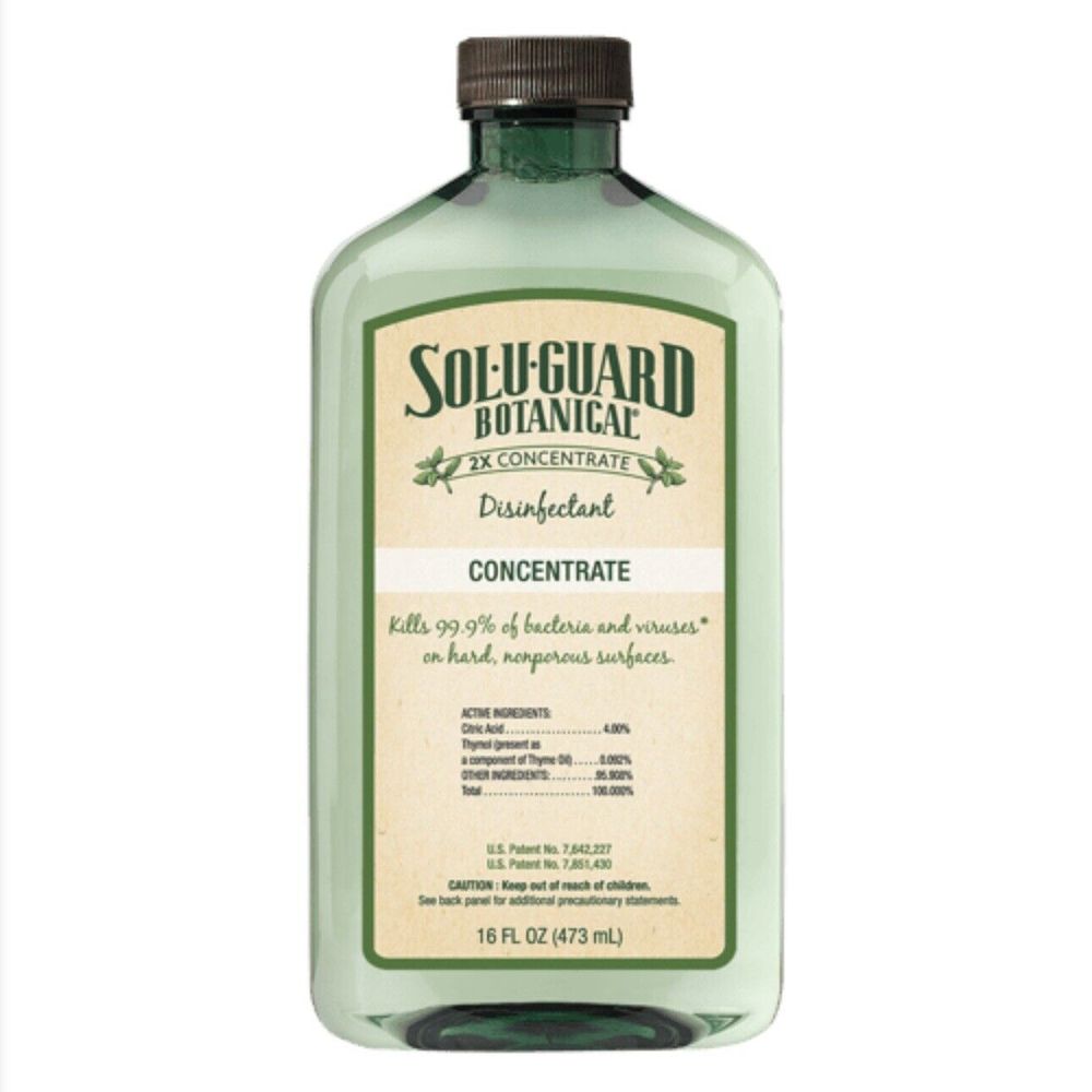 Lot X 3 Melaleuca SOL-U-GUARD Botanical 2X Concentrate Clean Disinfectant 16 Oz
