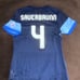NIKE FC KANSAS CITY USWNT NWSL 2016 #4 SAUERBRUNN SOCCER JERSEY SMALL