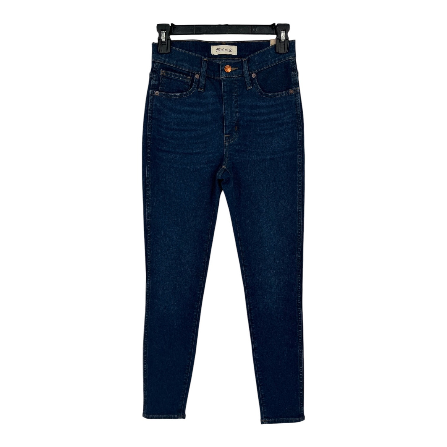 Madewell jeans blue 10 high rise skinny size 25 NEW