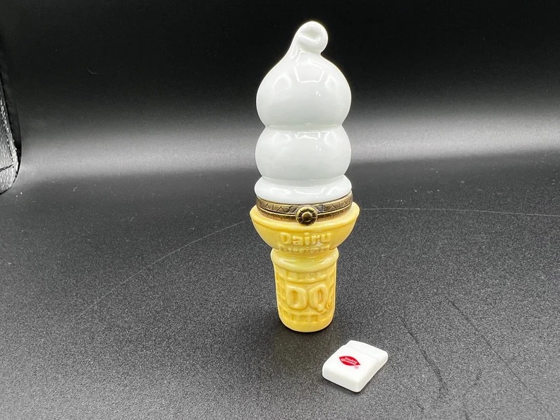 Dairy Queen “Vanilla Swirl Ice Cream Cone” Midwest of Cannon Falls PHB Porcelain