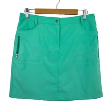 Nivo by Lanctot Green Golf Tennis Skirt Skort Pockets Size 8