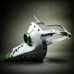 White Green Plague Doctor Mask Cosplay